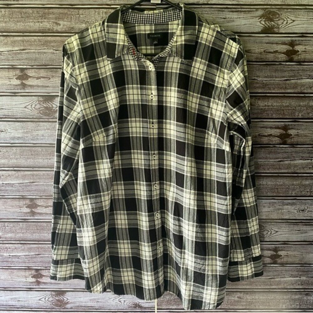 Talbots Women's Long-Sleeved Button-Down Top Size L